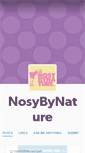 Mobile Screenshot of nosybynature.tumblr.com