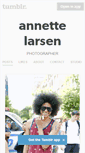 Mobile Screenshot of annettelarsen.tumblr.com