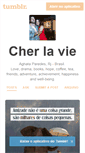 Mobile Screenshot of cher-la-vie.tumblr.com