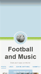 Mobile Screenshot of footballandmusic.tumblr.com