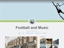 Tablet Screenshot of footballandmusic.tumblr.com