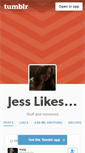 Mobile Screenshot of jesslikes.tumblr.com