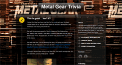 Desktop Screenshot of metalgeartrivia.tumblr.com