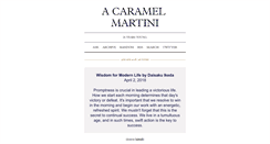 Desktop Screenshot of caramelmartini.tumblr.com