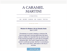 Tablet Screenshot of caramelmartini.tumblr.com