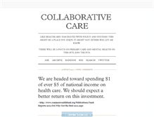 Tablet Screenshot of collaborativecare.tumblr.com