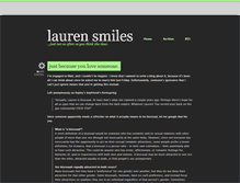Tablet Screenshot of laurensmiles.tumblr.com