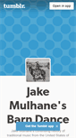 Mobile Screenshot of jakemulhanesbarndance.tumblr.com