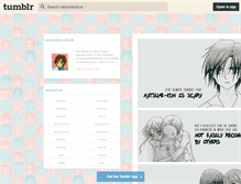 Tablet Screenshot of natsumeislove.tumblr.com