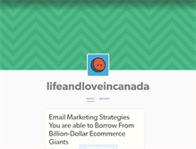 Tablet Screenshot of lifeandloveincanada.tumblr.com