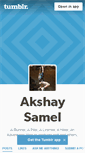 Mobile Screenshot of akshaysamel.tumblr.com