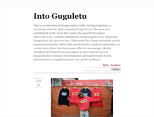 Tablet Screenshot of gugulethu.tumblr.com