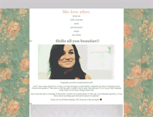 Tablet Screenshot of likeloveadore.tumblr.com