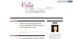 Desktop Screenshot of kristinwilliamson.tumblr.com