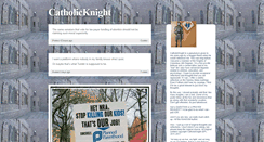 Desktop Screenshot of catholicknight.tumblr.com