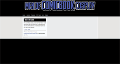 Desktop Screenshot of comicbookcosplaymen.tumblr.com
