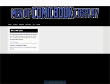 Tablet Screenshot of comicbookcosplaymen.tumblr.com