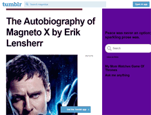 Tablet Screenshot of magnetox.tumblr.com