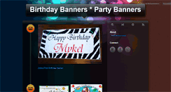 Desktop Screenshot of birthdaybanners.tumblr.com