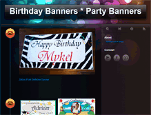 Tablet Screenshot of birthdaybanners.tumblr.com