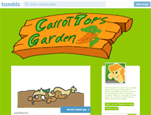 Tablet Screenshot of carrot-tops-garden.tumblr.com