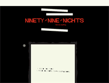 Tablet Screenshot of ninety-nine-nights.tumblr.com