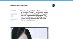 Desktop Screenshot of damnbrendonurie.tumblr.com