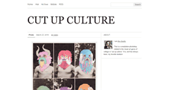 Desktop Screenshot of cutupculture.tumblr.com