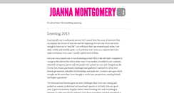 Desktop Screenshot of joannamontgomery.tumblr.com