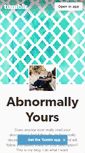 Mobile Screenshot of abnormallyyours.tumblr.com