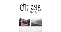 Desktop Screenshot of chrissieabroad.tumblr.com