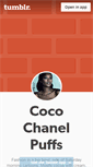 Mobile Screenshot of cocochanelpuffs.tumblr.com