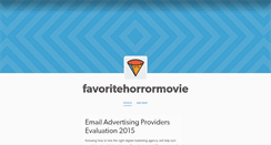 Desktop Screenshot of favoritehorrormovie.tumblr.com