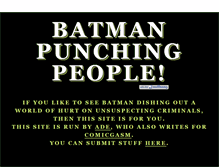 Tablet Screenshot of batmanpunchingpeople.tumblr.com