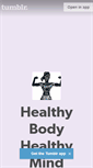Mobile Screenshot of healthy-is-the-way.tumblr.com