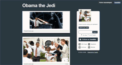 Desktop Screenshot of obamathejedi.tumblr.com