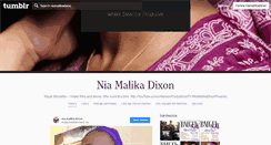 Desktop Screenshot of niamalikadixon.tumblr.com