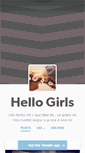 Mobile Screenshot of hellogirls.tumblr.com