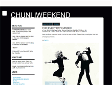 Tablet Screenshot of chunliweekend.tumblr.com