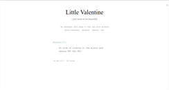 Desktop Screenshot of littlevalentine.tumblr.com