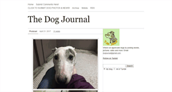 Desktop Screenshot of dogjournal.tumblr.com
