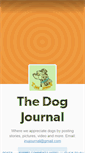 Mobile Screenshot of dogjournal.tumblr.com
