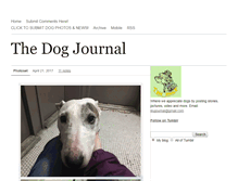 Tablet Screenshot of dogjournal.tumblr.com