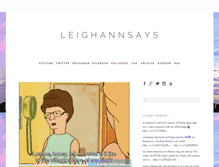 Tablet Screenshot of leighannsays.tumblr.com