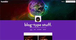 Desktop Screenshot of blog-typestuff.tumblr.com