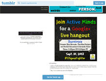 Tablet Screenshot of nuactiveminds.tumblr.com