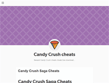 Tablet Screenshot of candycrushcheatss.tumblr.com