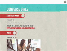 Tablet Screenshot of converse-girls.tumblr.com