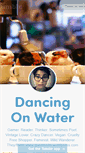 Mobile Screenshot of dancingonwater.tumblr.com