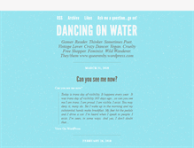 Tablet Screenshot of dancingonwater.tumblr.com